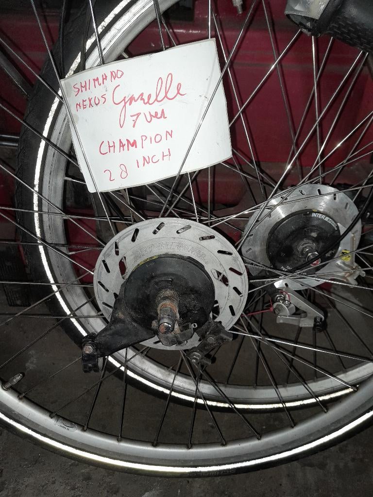 fietswielen 28 inch 7 ver, Ophalen, Gebruikt, Stadsfiets, Wiel