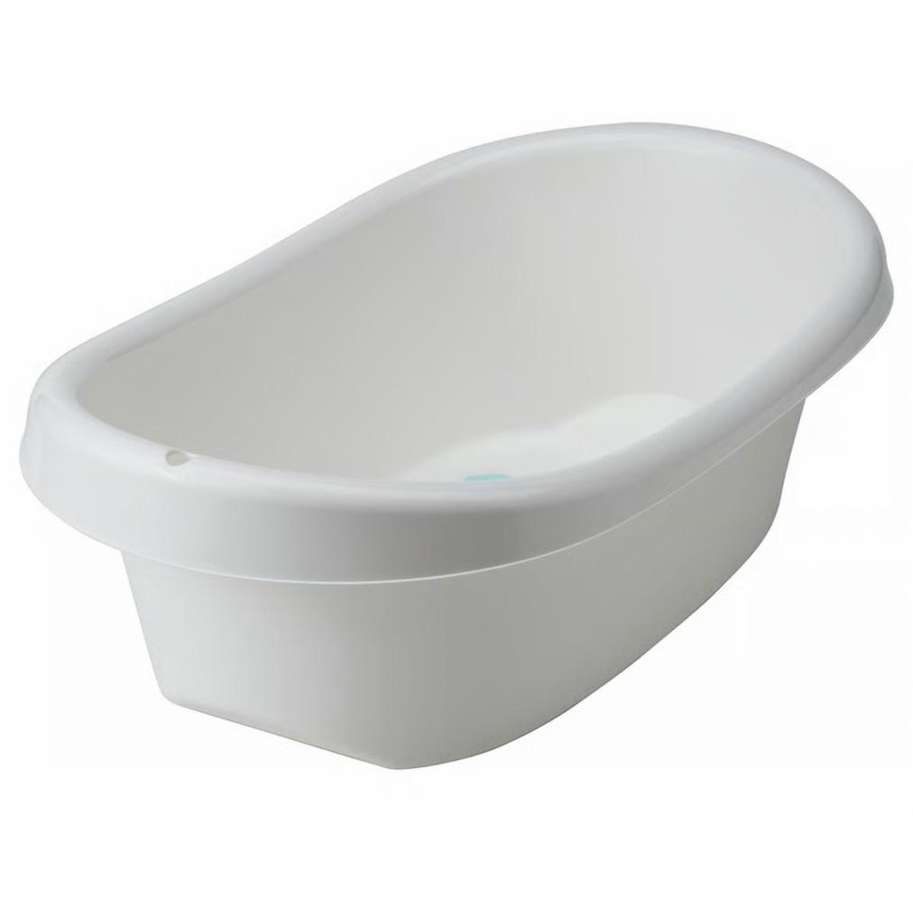 IKEA LÄTTSAM Babybadje - Wit met blauwe golven, Kinderen en Baby's, Badjes en Verzorging, Nieuw, Badje, Standaard, Ophalen