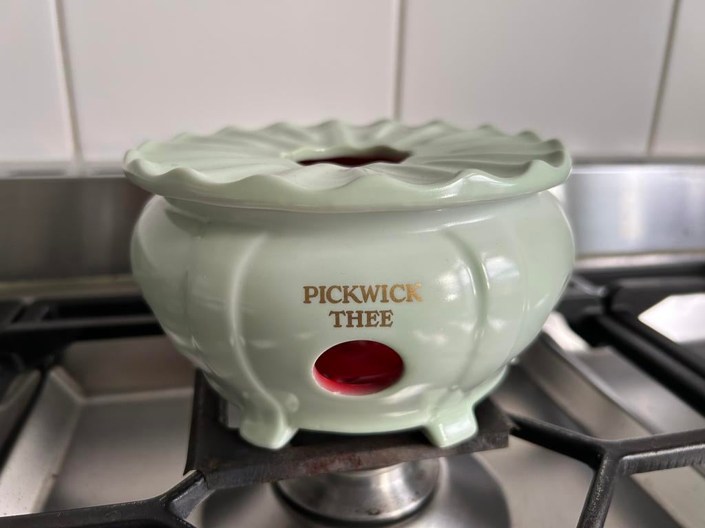 Theelicht, theestoof, theepot warmhouder, retro, vintage, Gebruikt, Overige typen, Ophalen of Verzenden, Overige stijlen