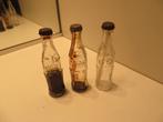 Oude Coca Cola glazen flesjes, mini, oude reclame items, Ophalen of Verzenden, Gebruikt, Overige typen