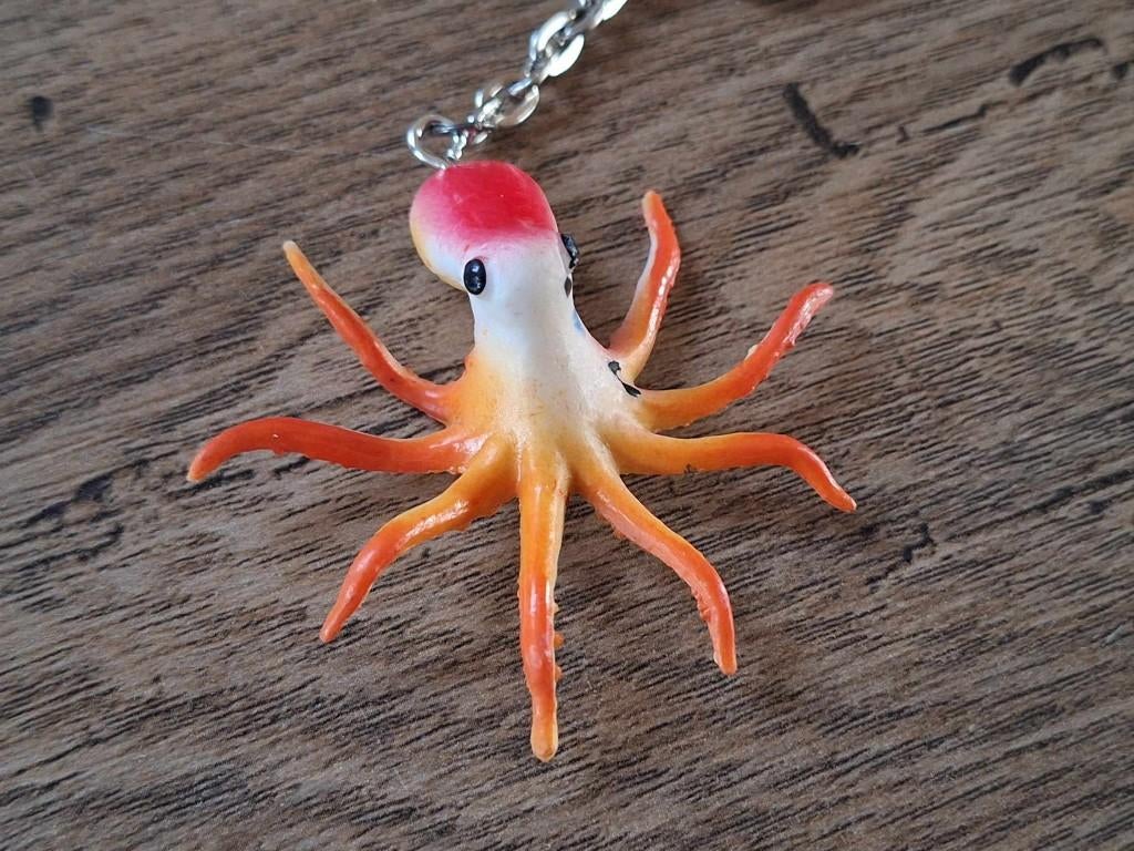 Sleutelhanger : Octopus !! 1, Info@keycharms.nl, Dier of Natuur, Nieuw, Medemblik
