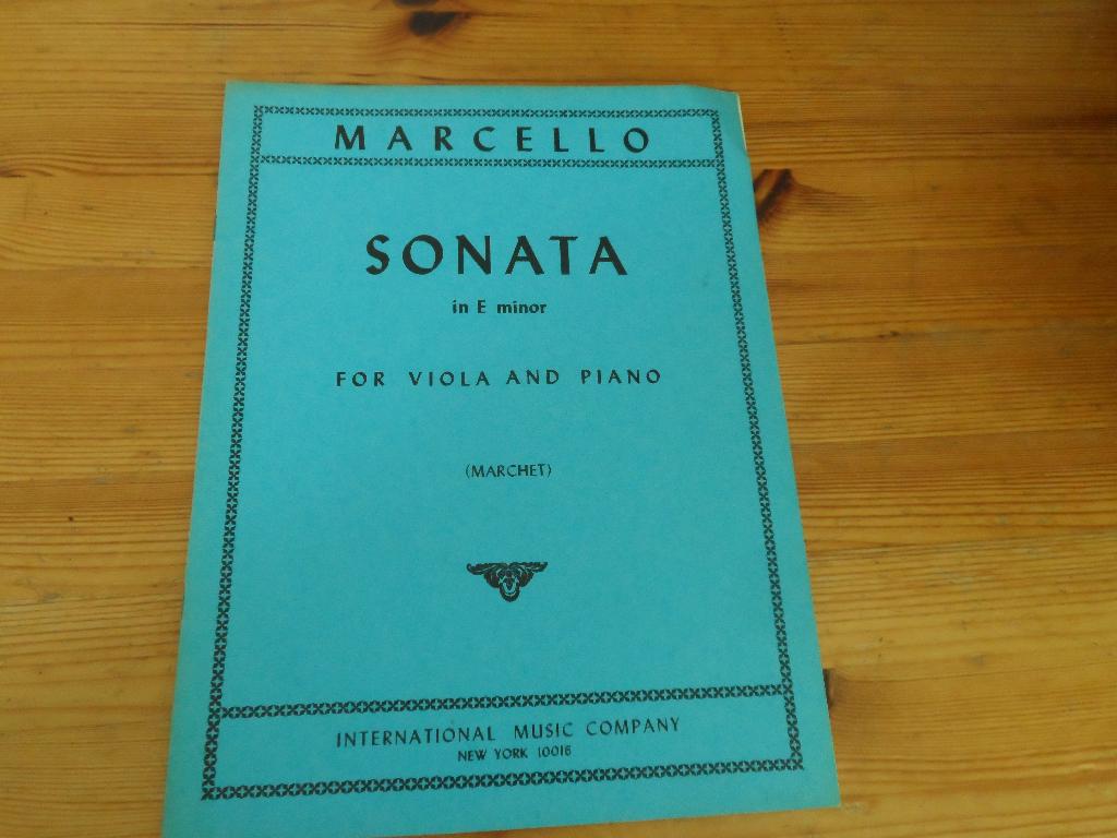 Marcello - sonaten, Klassiek, Ophalen of Verzenden, Artiest of Componist, Gebruikt