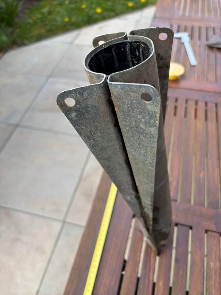 Grondanker / voet voor droogmolen of parasol, Tuin en Terras, Ophalen of Verzenden, Zo goed als nieuw, Droogmolen