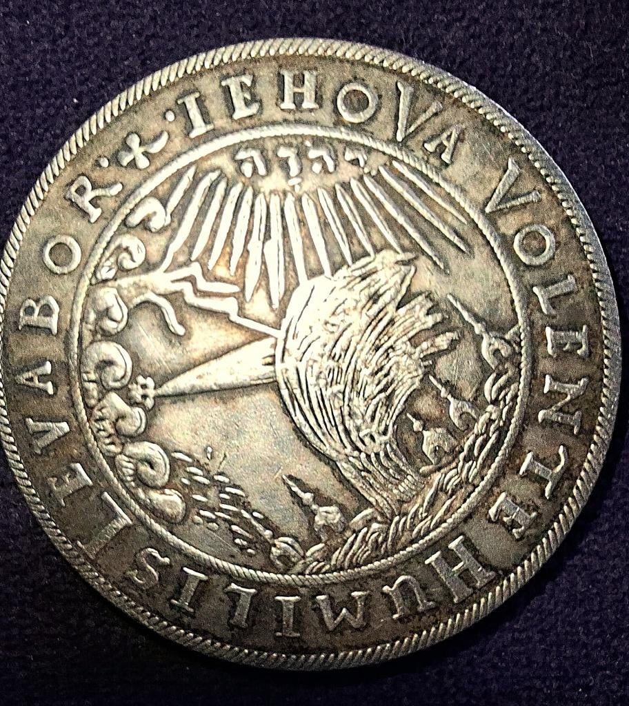 Iehova (Jehova) Thaler (Weidenbaumthaler 1638), Ophalen, Duitsland, Losse munt
