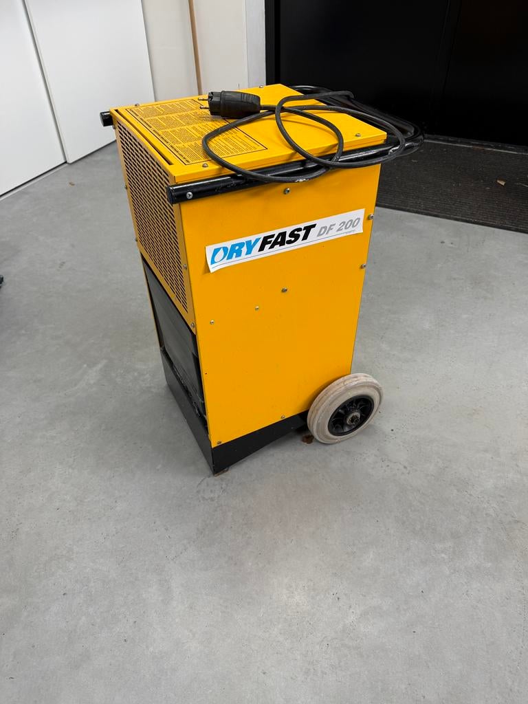 Bouwdroger Dryfast DF200, Ophalen, Gebruikt, Ventilator en Afzuiger