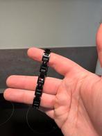 Tommy Hilfiger Armband Zwart, Ophalen of Verzenden, Zo goed als nieuw, Zwart, Staal