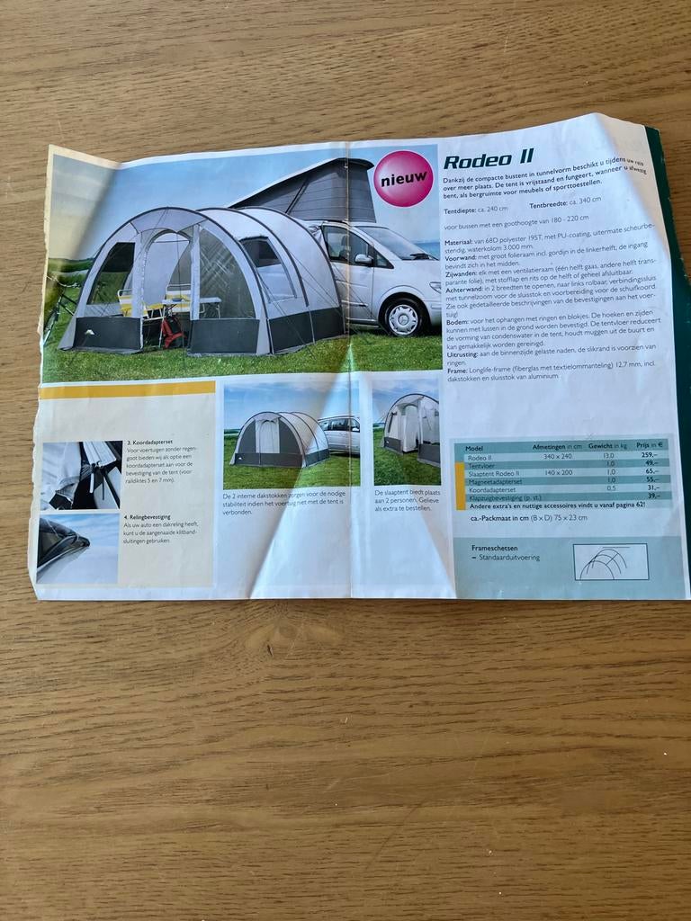 Opblaasbare DWT Rapid Air bustent, Ophalen of Verzenden, Gebruikt