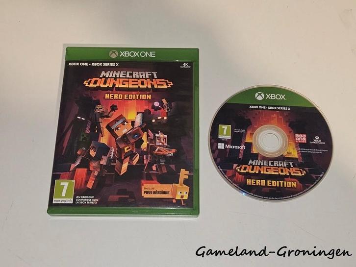 Minecraft: Dungeons - Hero Edition (Xbox One), Spelcomputers en Games, Games | Xbox One, Gebruikt, 1 speler, Vanaf 3 jaar, Ophalen of Verzenden