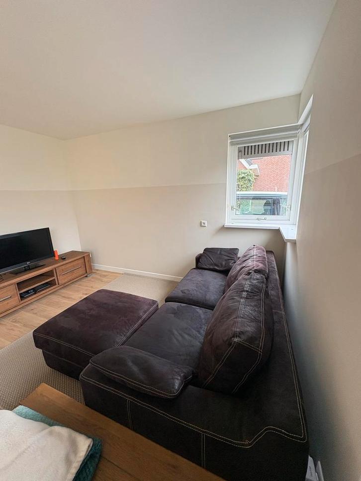 Gratis hoekbank Goossens, Huis en Inrichting, Banken | Bankstellen, Gebruikt, Hoekbank, Driepersoons, 200 tot 250 cm, 75 tot 100 cm