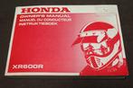 Honda XR600R 1991 motorfiets instructie boekje XR 600 R, Motoren, Ophalen of Verzenden, Honda