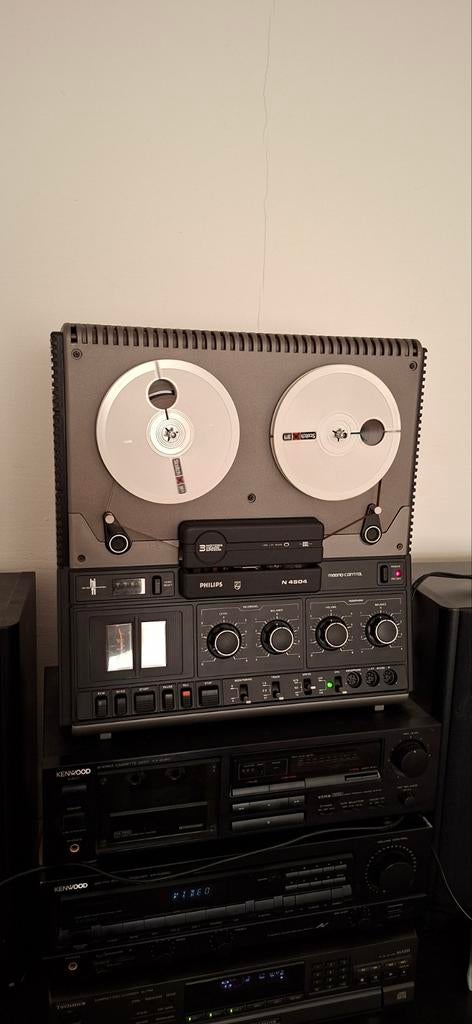Mooie philips 4504 bandrecorder gereviseerd, Ophalen of Verzenden, Bandrecorder