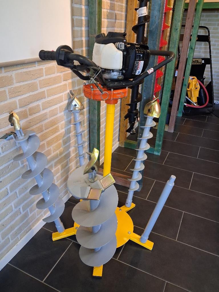 Te koop gebruikte éénmans grondboor General (Honda), Grondboor, Gebruikt, General Equipment, General