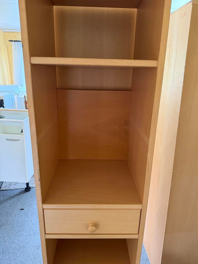 Kast beukenhout met lades en liggers - gratis af te halen, Huis en Inrichting, Kasten | Overige, Ophalen, Gebruikt