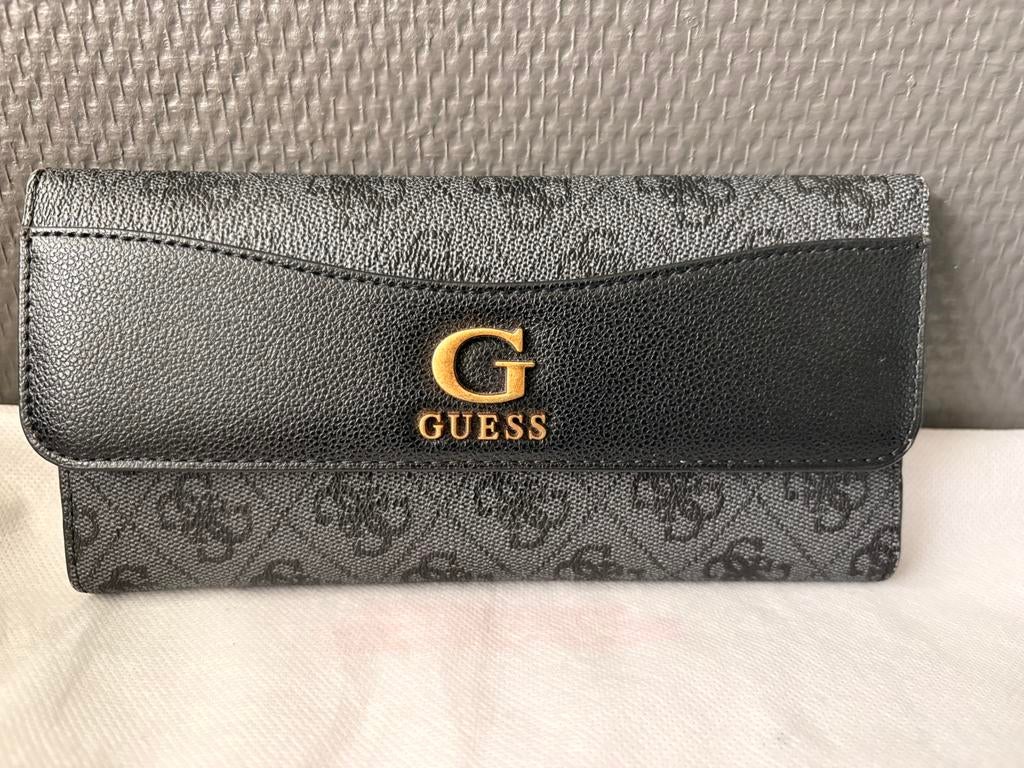 Portemonnee GUESS zwart, Sieraden, Tassen en Uiterlijk, Portemonnees, Ophalen of Verzenden, Zo goed als nieuw, Zwart, Guess