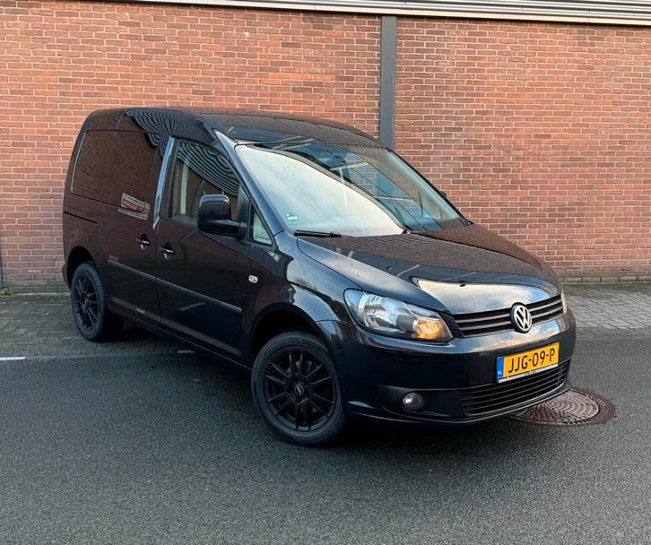 Volkswagen Caddy 1.2 TSI Highline | 5 Pers | Zwart | Airco, Auto's, Volkswagen, Bedrijf, Caddy Combi, Benzine, Euro 6, MPV, Handgeschakeld