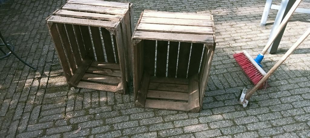Twee aardappelkisten 0f fruitkisten, Huis en Inrichting, Woonaccessoires | Kisten, Ophalen, Minder dan 50 cm, Gebruikt, 50 tot 100 cm
