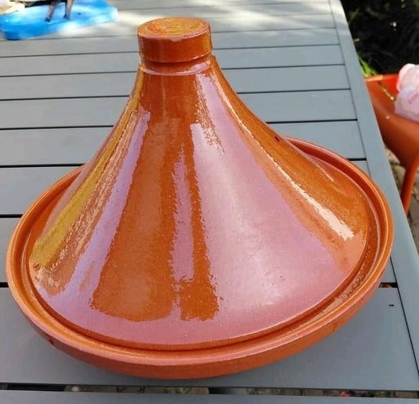 Tajine, 29 cm doorsnede, Ophalen of Verzenden, Zo goed als nieuw, Overige materialen, Overige typen
