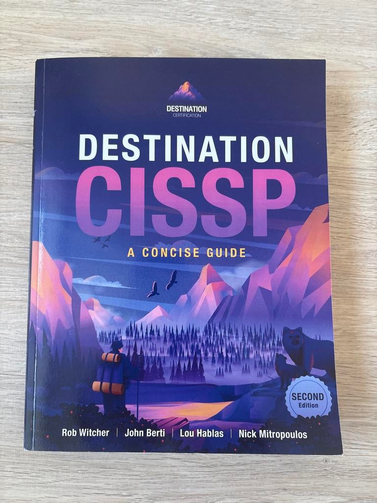 Destination CISSP Boek - Tweede Editie - Cybersecurity, Ophalen, Beta, Zo goed als nieuw, WO