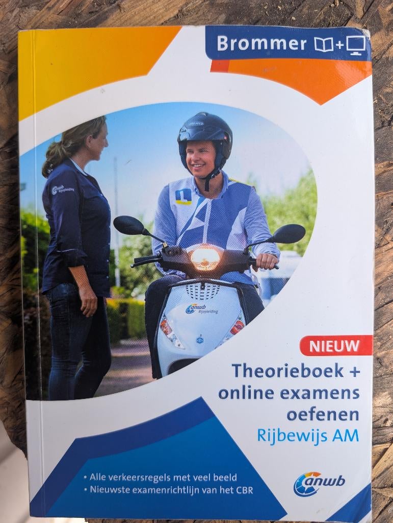 Brommer theorie boek ANWB, Ophalen of Verzenden, Alpha, Gelezen, Niet van toepassing