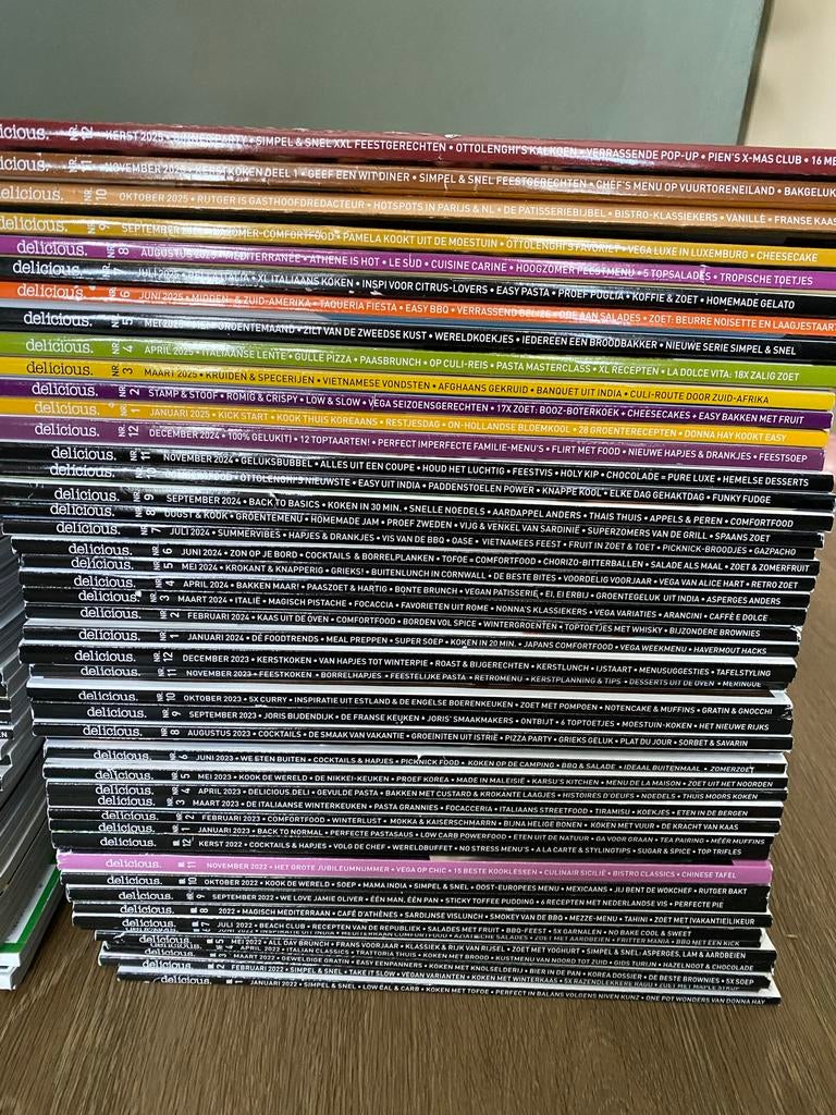 Delicious magazines, diverse seizoenen, Ophalen, Zo goed als nieuw, Overige typen