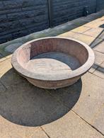 Mooie grote olijfbak, Ophalen, Zo goed als nieuw, Rechthoekig, Riet