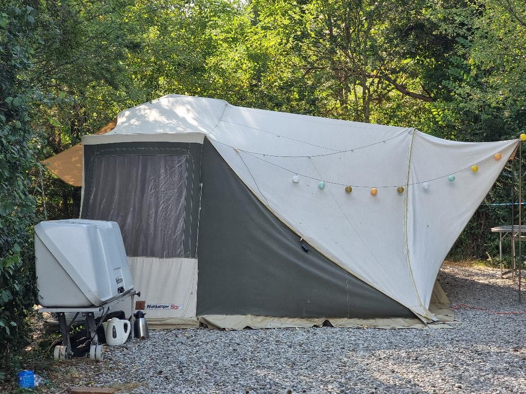 Holtkamper Flyer, Caravans en Kamperen, Vouwwagens, Holtkamper, tot en met 4, Beige, Aanwezig, Ophalen