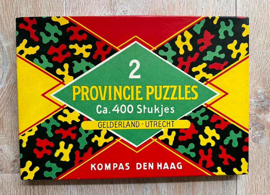 Te koop: Vintage puzzels 400 stukjes Provincies Gelderland, Ophalen of Verzenden