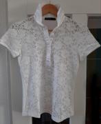 Alanred polo top wit, mt. L - Nw., Wit, Maat 42/44 (L), Ophalen of Verzenden, Korte mouw