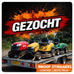 Inkoop zitmaaier Stiga Honda Kubota Zitmaaiers gevraagd, Tuin en Terras, Zitmaaiers, Ophalen, Gebruikt