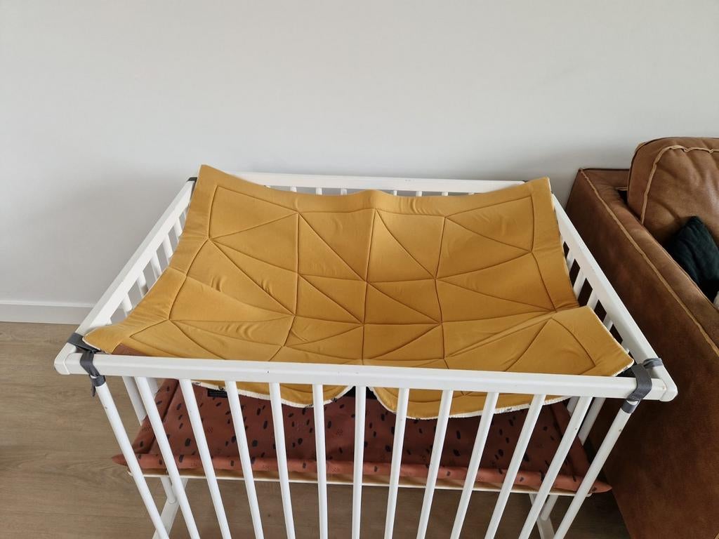 Hangloose baby hangmat / boxkleed, Kinderen en Baby's, Boxen, Ophalen of Verzenden, Zo goed als nieuw, Vierkant, Boxkleed