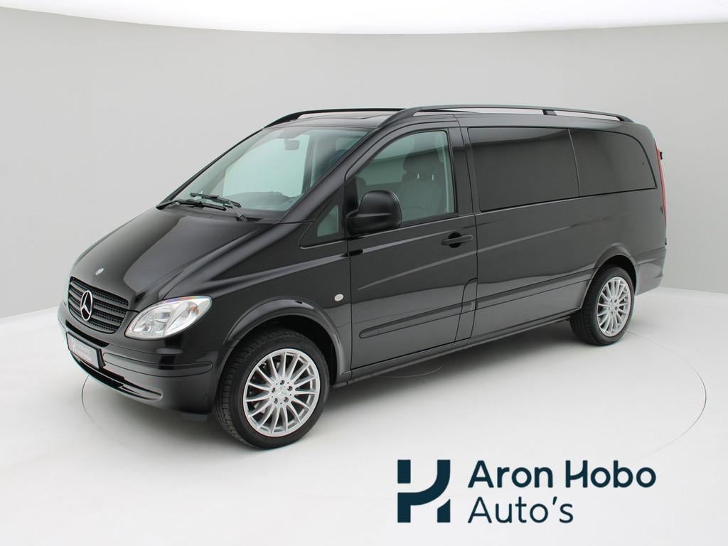 Mercedes-Benz Vito 115 CDI Lang 8p NL Auto, 1e Eigenaar, Air, Auto's, Mercedes-Benz, Gebruikt, 8 stoelen, 150 pk, Zwart