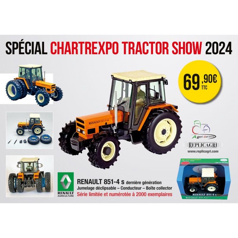 Gezocht: Renault 851-4s replicagri schaal 1:32, Ophalen, Nieuw, Tractor of Landbouw, Overige merken