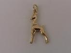 Gouden hanger hertje                                    G106, Gebruikt, ., Ophalen of Verzenden, .