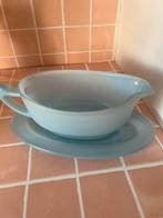 Vintage Pyrex juskom pastel blauw jaren 50 60, Ophalen of Verzenden
