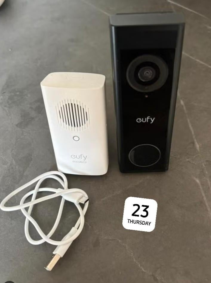 Eufy video deurbel, Ophalen, Bewegingsdetectiesensor, Zo goed als nieuw