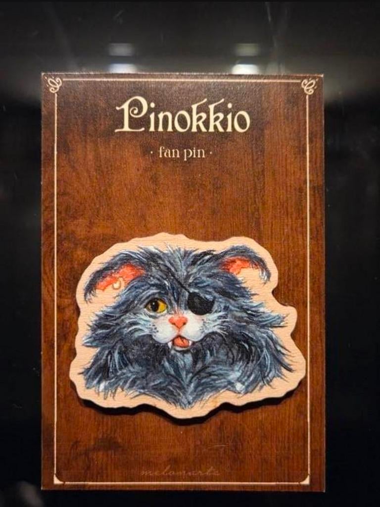 Efteling Pinokkio kat fan pin, Ophalen of Verzenden, Nieuw, Button of Speldje