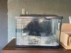 Aquarium + benodigdheden, Dieren en Toebehoren, Vissen | Aquaria en Toebehoren, Ophalen, Gebruikt, Leeg aquarium