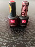 Pink Gellac 2 potjes rood met shimmer, Nieuw, Ophalen of Verzenden, Rood, Handen en Nagels