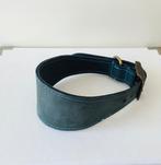 Leren hondenhalsband windhond blauw, Dieren en Toebehoren, Ophalen of Verzenden, Zo goed als nieuw