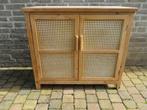 Webbing kast dressoir Bandung naturel Xenos, Ophalen, Met plank(en), Gebruikt, 50 tot 100 cm
