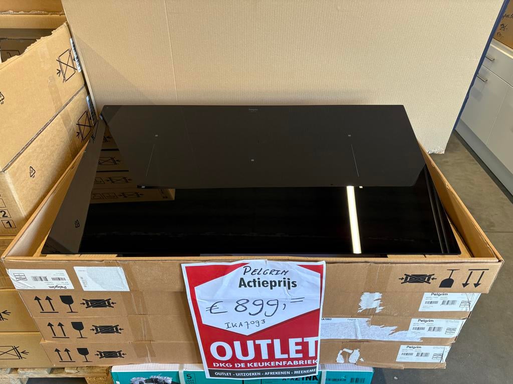 Pelgrim IKA7093 Inductiekookplaat Outletprijs bij Bruynzeel, Ophalen, Nieuw, 4 kookzones, Inbouw