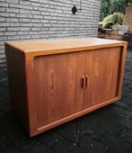 Deens vintage jaren 60 teak Dyrlund audio-LP meubel, Ophalen, Teakhout, 50 tot 100 cm, 25 tot 50 cm