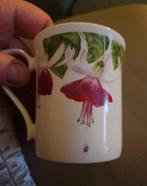 Mok met Fuchsia Design, Huis en Inrichting, Keuken | Servies, Ophalen of Verzenden, Zo goed als nieuw, Overige stijlen, Kop(pen) en/of Schotel(s)