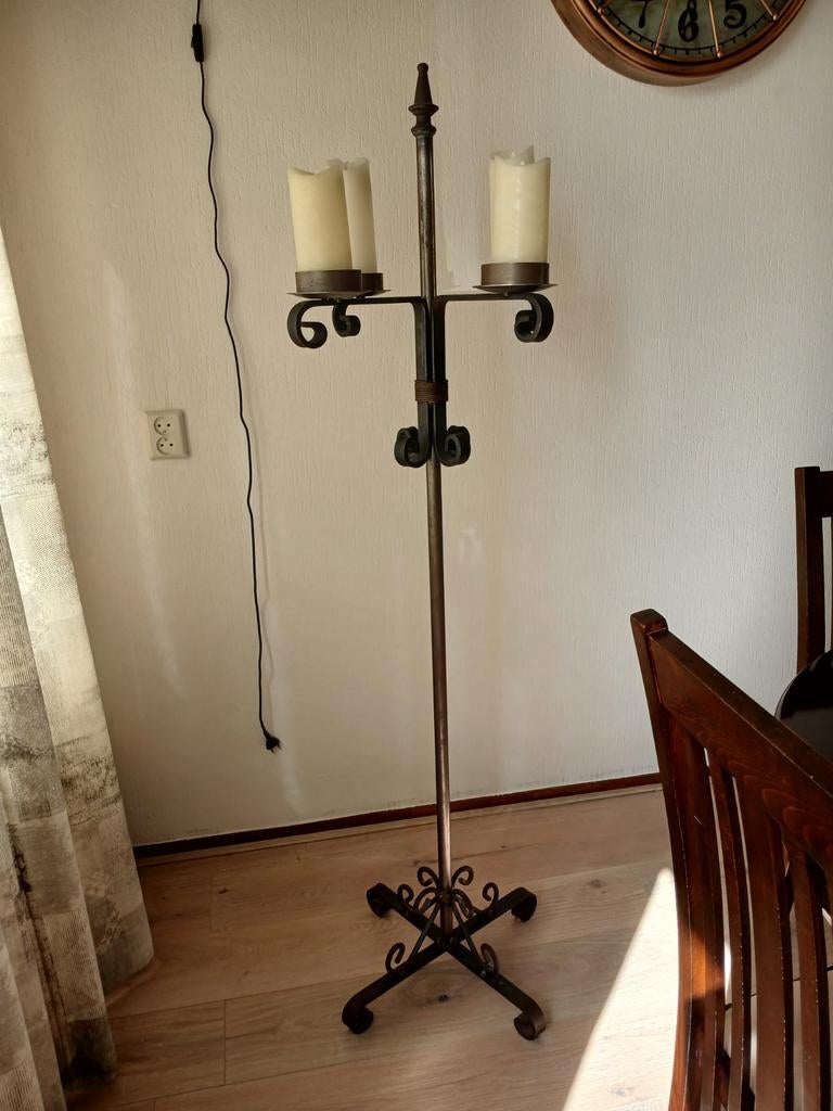 IJZEREN KAARSENSTANDAARD, Huis en Inrichting, Ophalen, Metaal