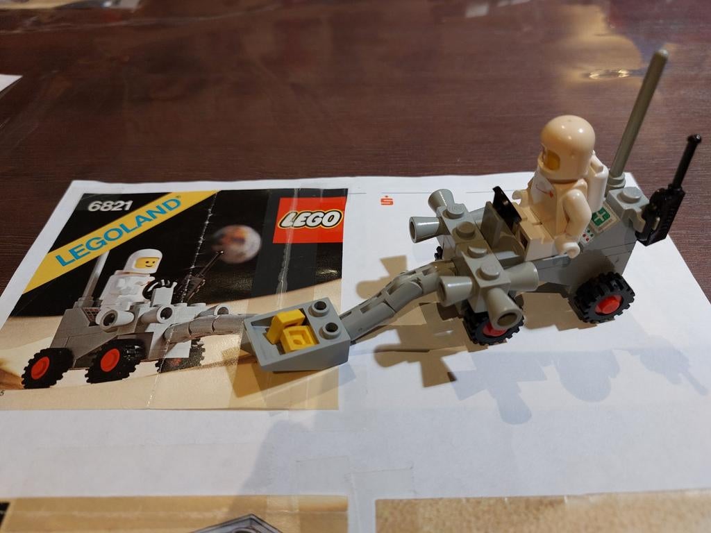 Lego 6821 Klassieke Maanlego Grijpwagen Compleet, Kinderen en Baby's, Speelgoed | Duplo en Lego, Ophalen of Verzenden