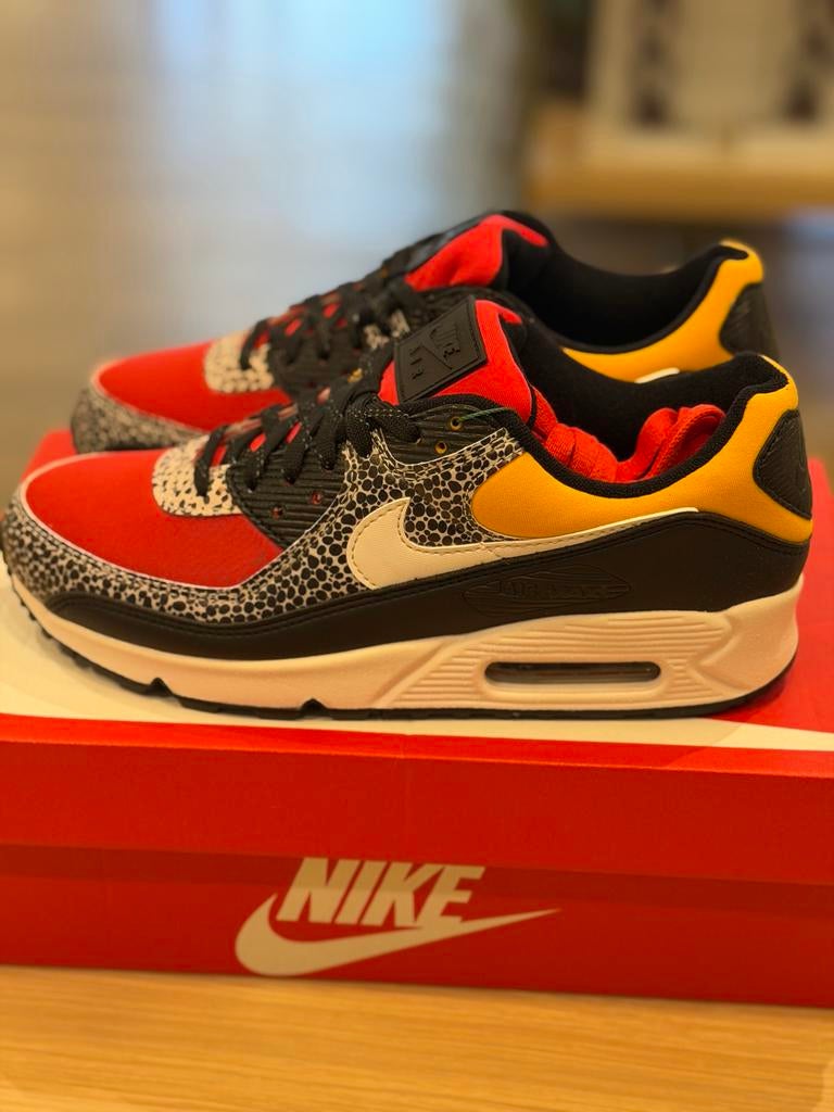 Nike Air Max 90 SE “Safari Mix” – Nieuw – Maat 41, Kleding | Dames, Schoenen, Ophalen of Verzenden, Nieuw, Rood, Sneakers of Gympen