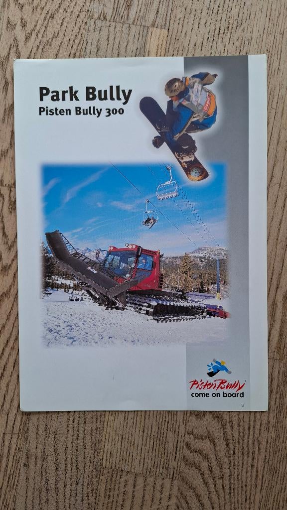 PistenBully 300 Park Bully leaflet 2001 (DE), Ophalen of Verzenden, Gelezen, Overige merken