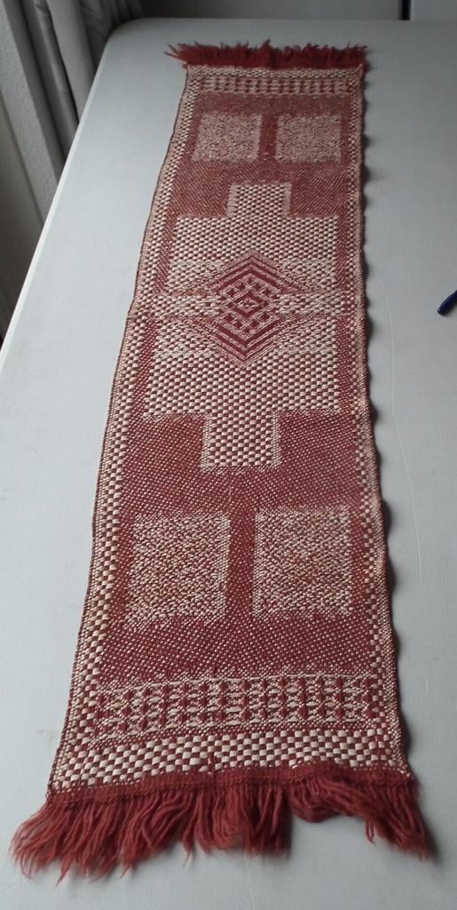 vintage wollen tafelkleedje (02) of loper voor een dressoir, Ophalen of Verzenden