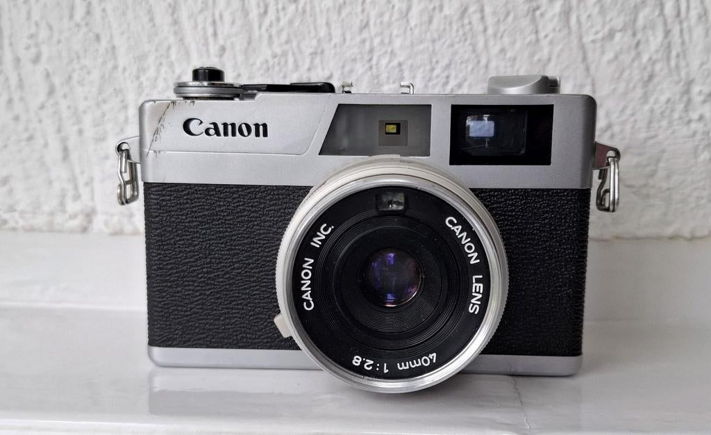 Canon Canonet 28 - Klassieke compact camera uit de jaren '70, Audio, Tv en Foto, Fotocamera's Analoog, Canon Japan, Canon, Compact
