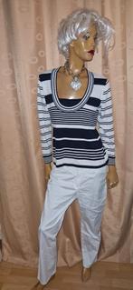 Gestreept T-shirt met lange mouwen singh madan maat 44  zgan, Overige kleuren, Maat 42/44 (L), Ophalen of Verzenden, Zo goed als nieuw